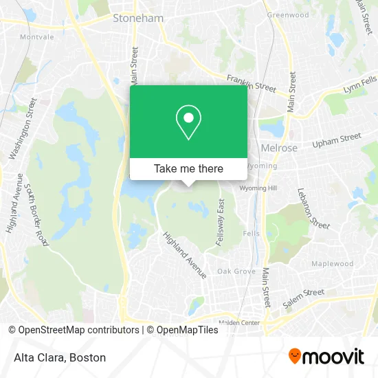 Alta Clara map