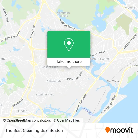 The Best Cleaning Usa map