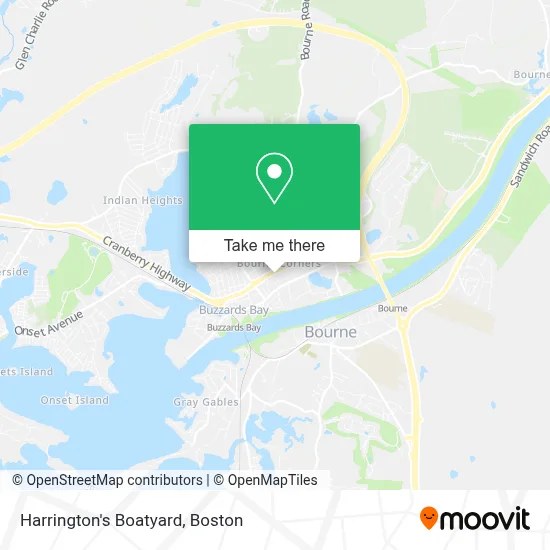 Harrington's Boatyard map