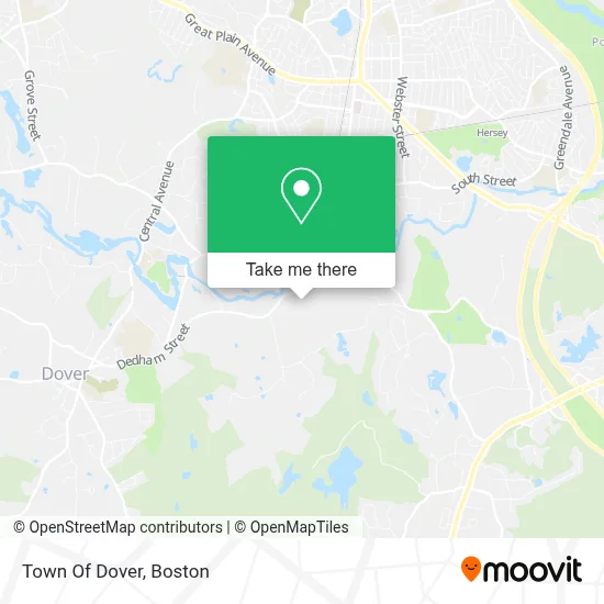 Town Of Dover map