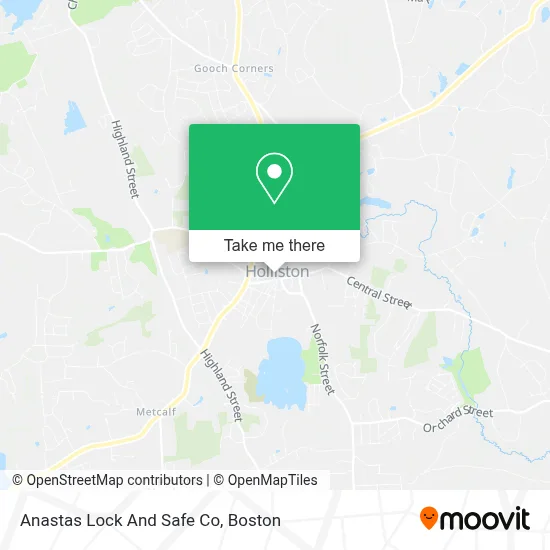 Anastas Lock And Safe Co map