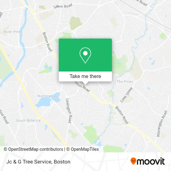 Jc & G Tree Service map