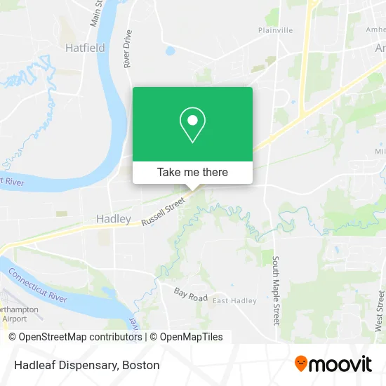 Hadleaf Dispensary map