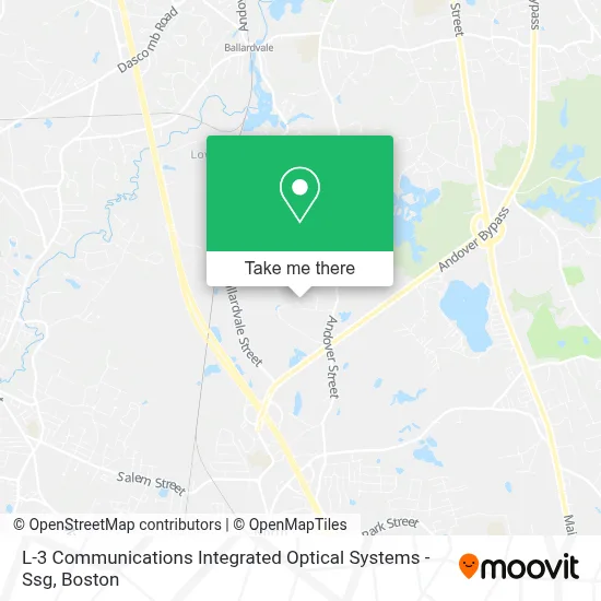 L-3 Communications Integrated Optical Systems - Ssg map