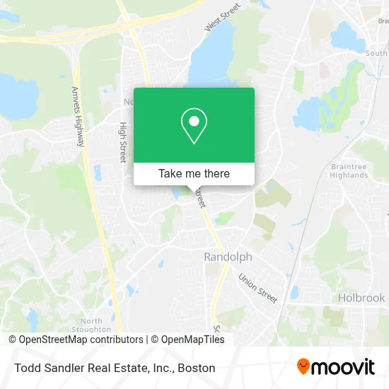 Todd Sandler Real Estate, Inc. map
