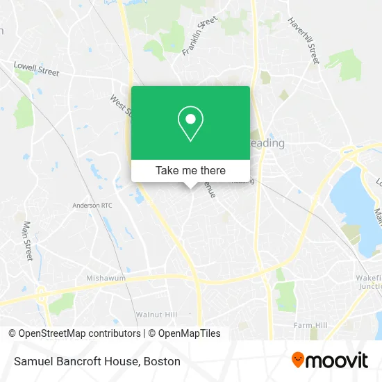 Samuel Bancroft House map