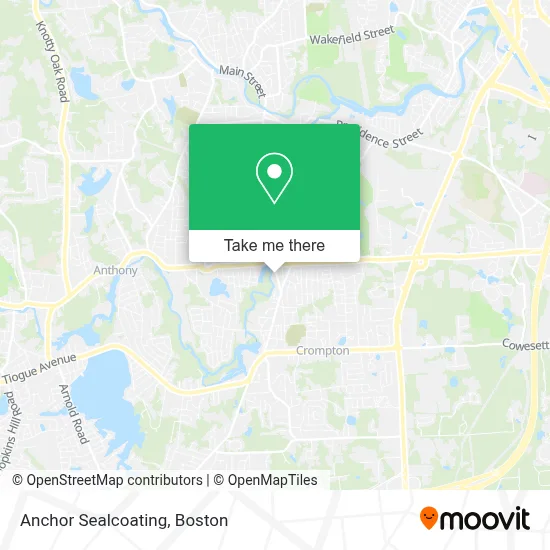 Anchor Sealcoating map