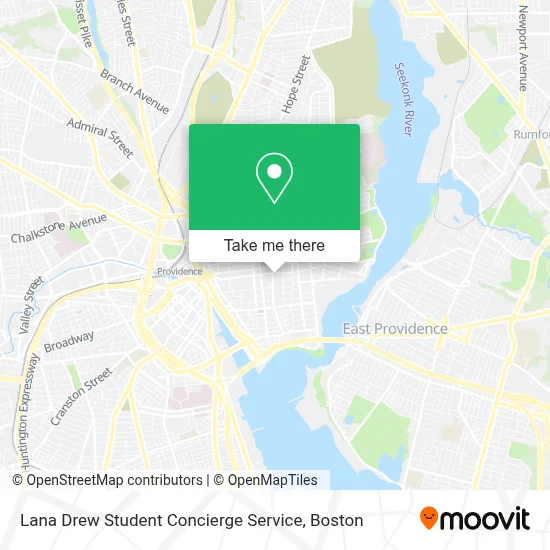 Lana Drew Student Concierge Service map