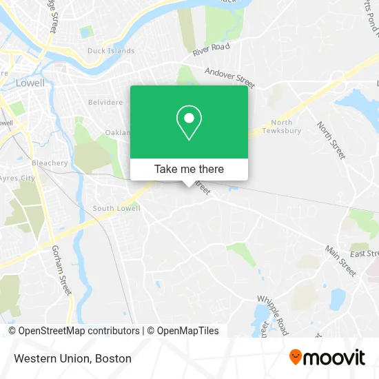 Western Union map