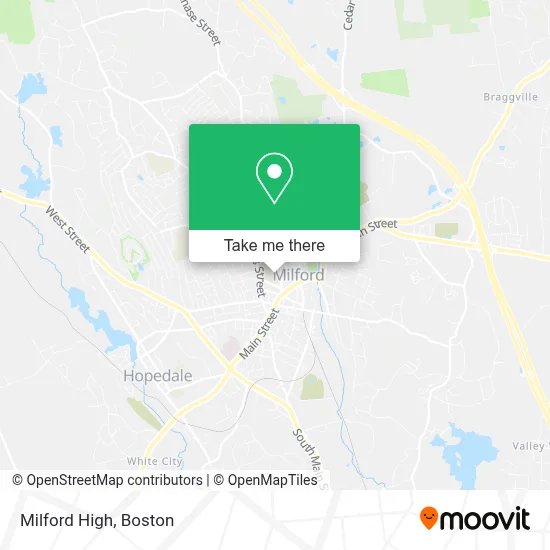 Milford High map