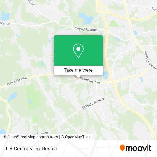 L V Controls Inc map