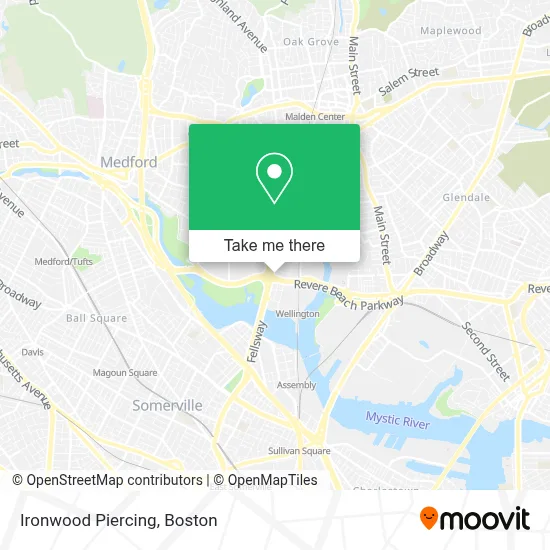 Ironwood Piercing map