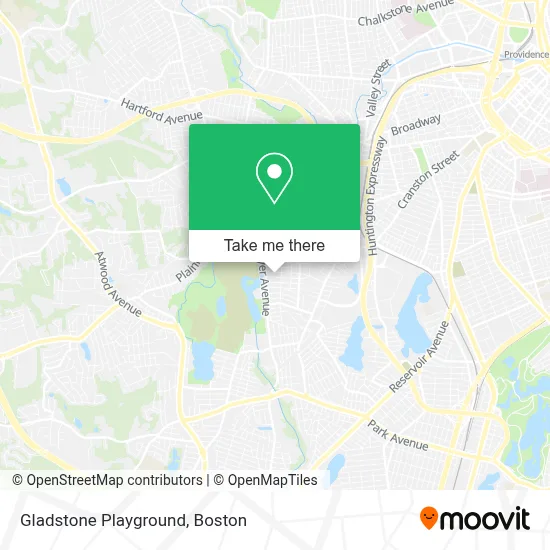Gladstone Playground map