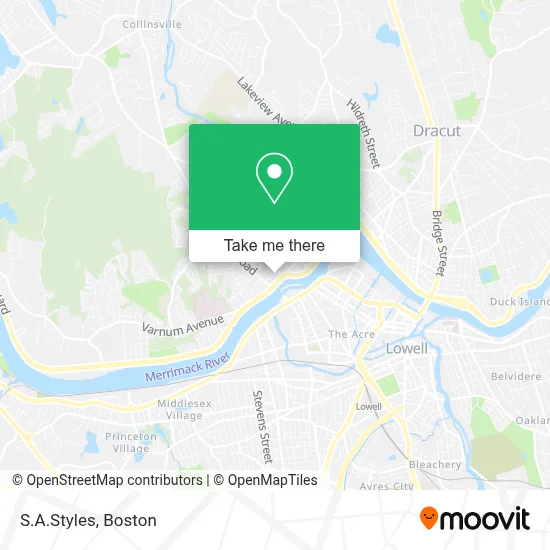 S.A.Styles map