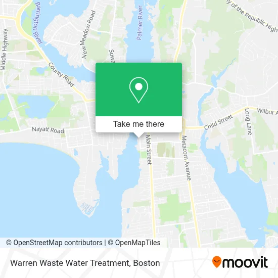 Warren Waste Water Treatment map