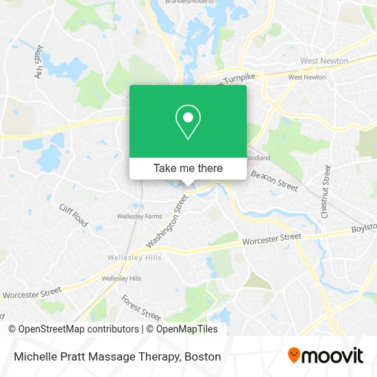 Michelle Pratt Massage Therapy map