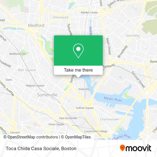 Toca Chida Casa Sociale map