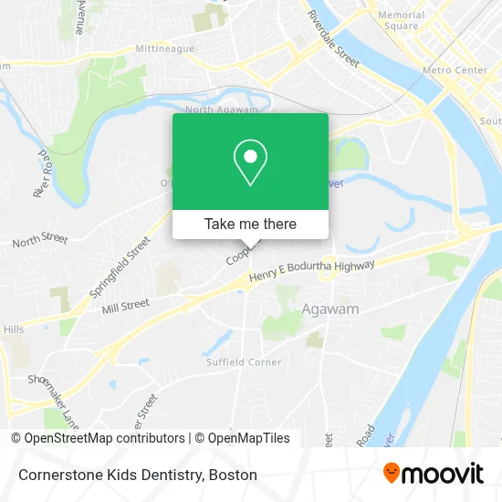 Cornerstone Kids Dentistry map