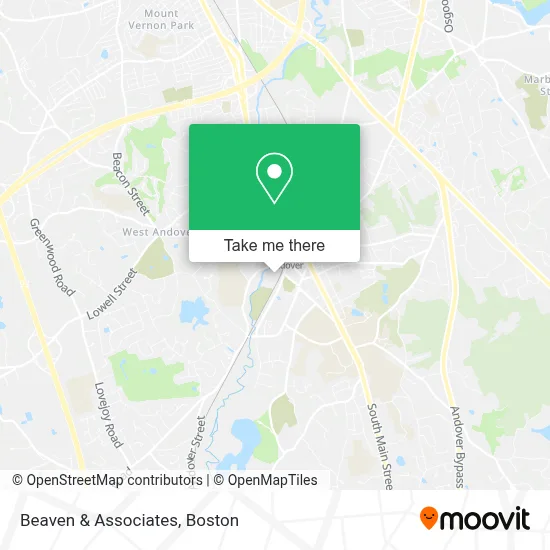 Beaven & Associates map