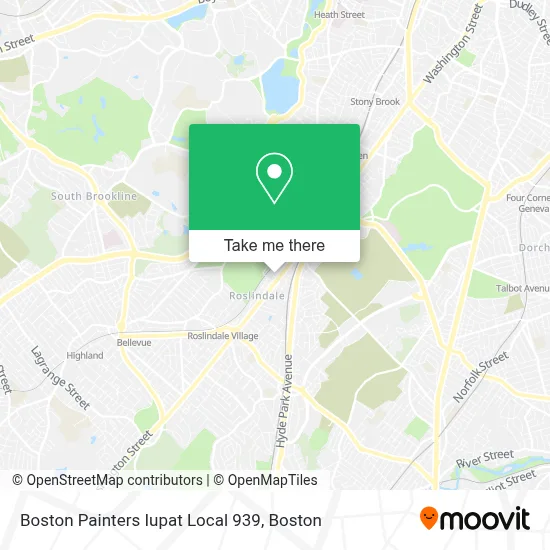 Boston Painters Iupat Local 939 map