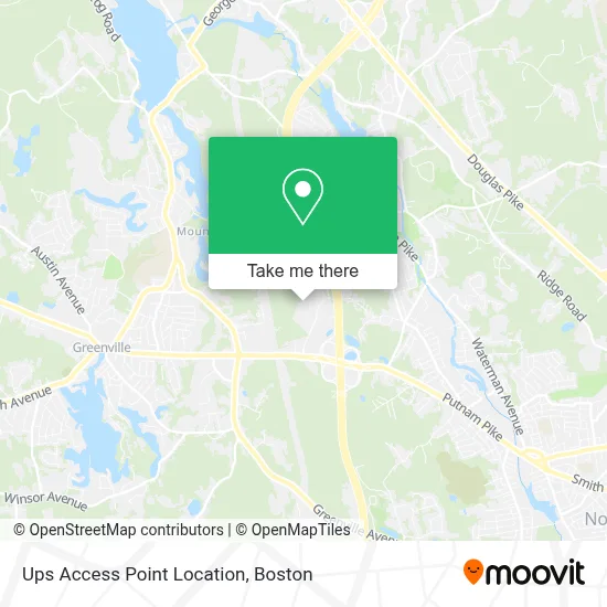 Ups Access Point Location map
