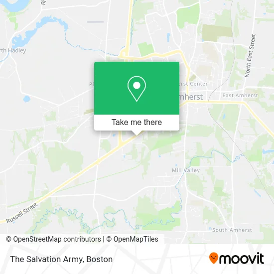 The Salvation Army map