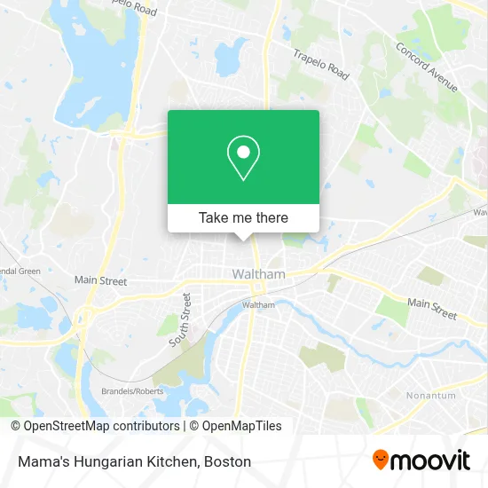 Mama's Hungarian Kitchen map