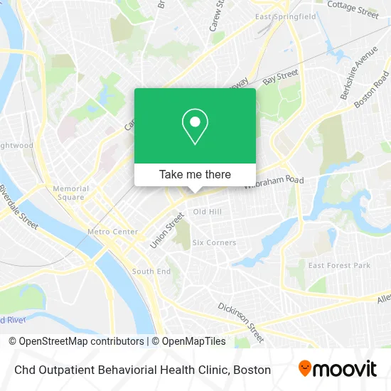 Chd Outpatient Behaviorial Health Clinic map