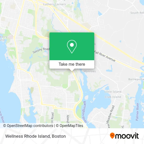 Wellness Rhode Island map