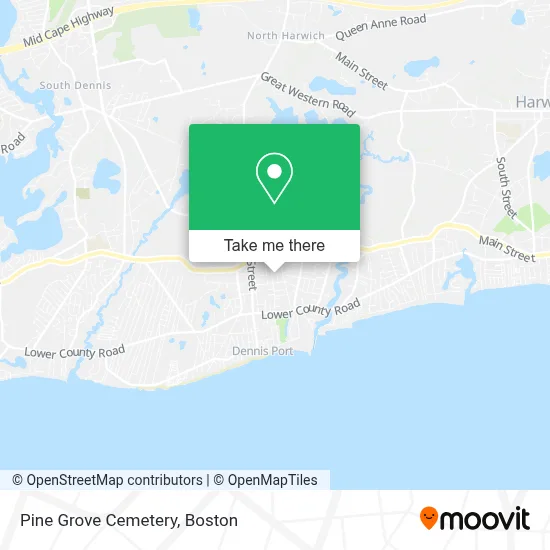 Pine Grove Cemetery map
