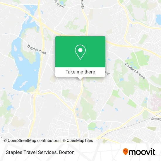 Staples Travel Services map