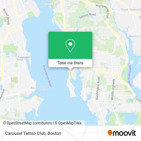 Carousel Tattoo Club map