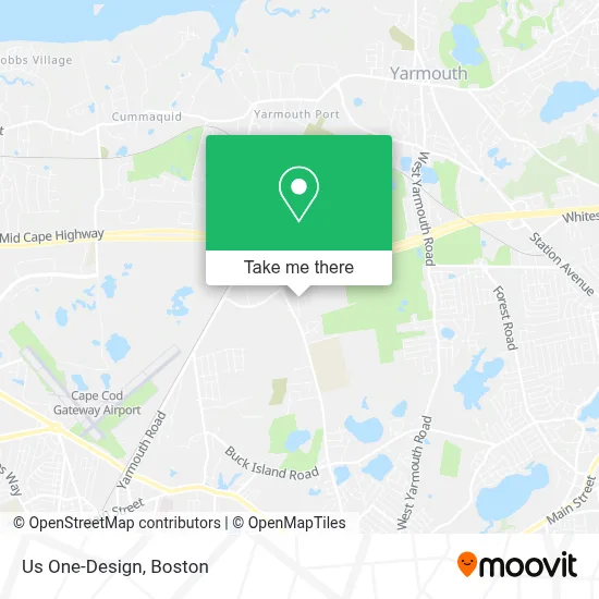 Us One-Design map