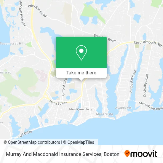 Murray And Macdonald Insurance Services map