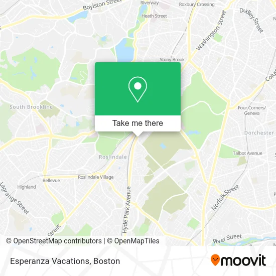 Esperanza Vacations map