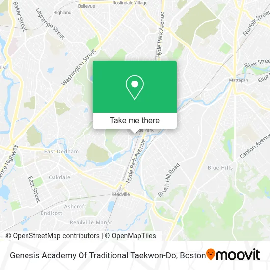 Genesis Academy Of Traditional Taekwon-Do map