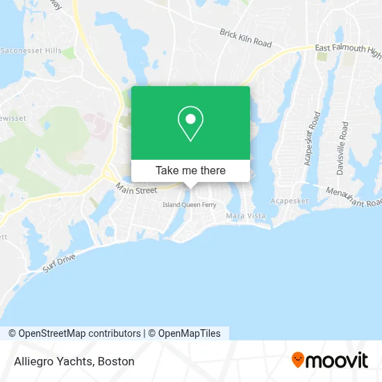 Alliegro Yachts map