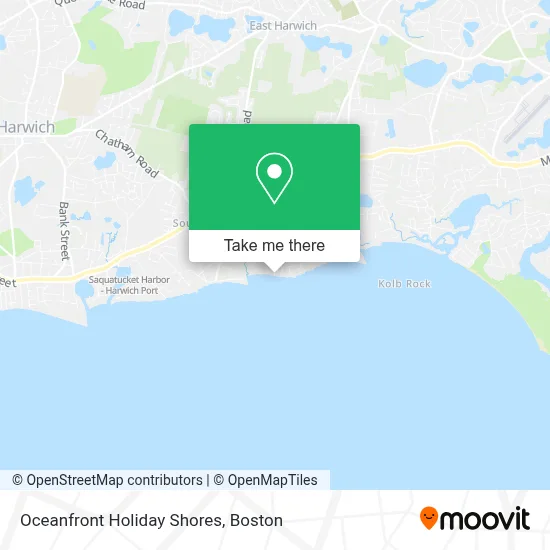 Oceanfront Holiday Shores map