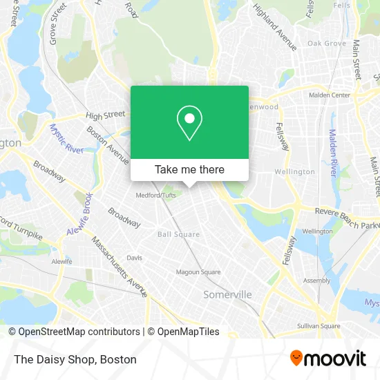 The Daisy Shop map