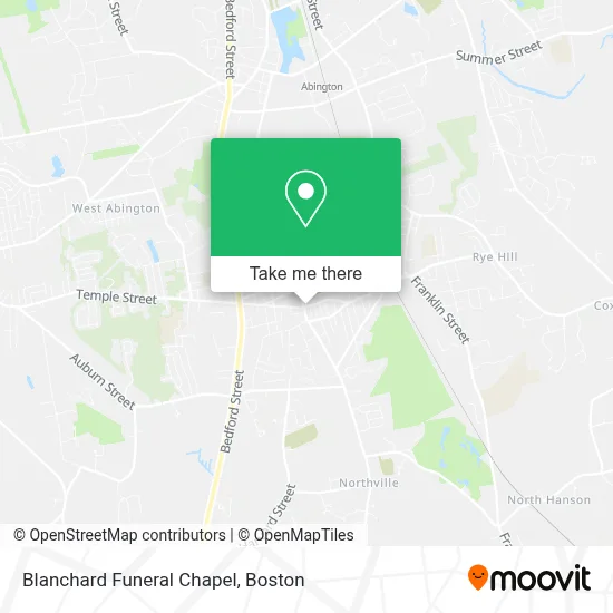Blanchard Funeral Chapel map