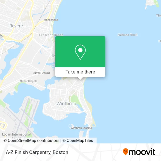 A-Z Finish Carpentry map