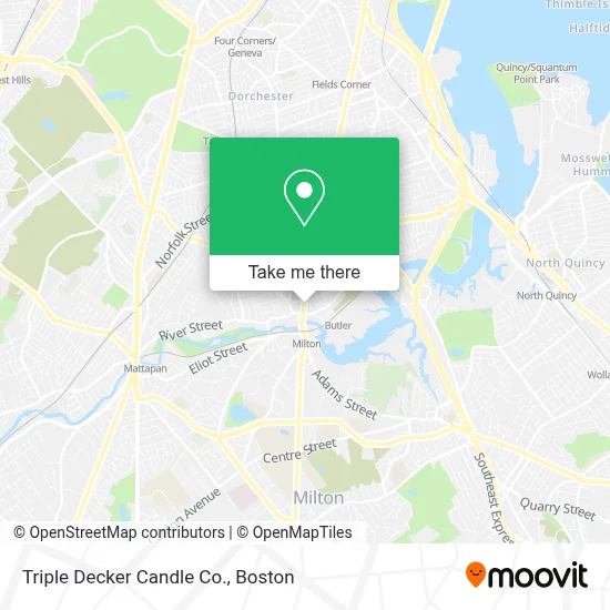 Triple Decker Candle Co. map