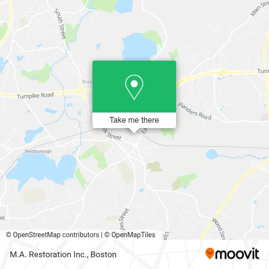 M.A. Restoration Inc. map