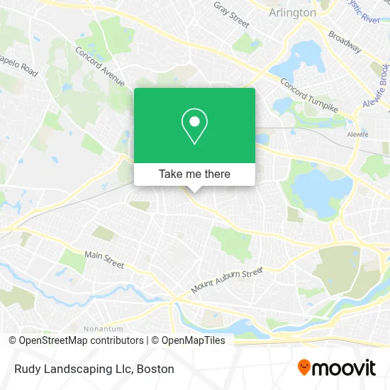 Rudy Landscaping Llc map
