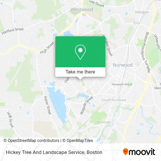 Hickey Tree And Landscape Service map