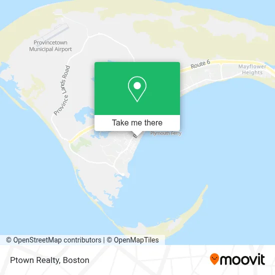 Ptown Realty map