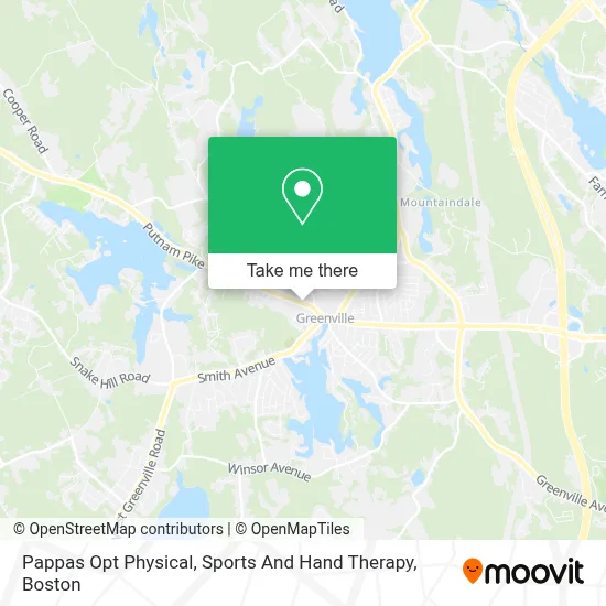 Pappas Opt Physical, Sports And Hand Therapy map
