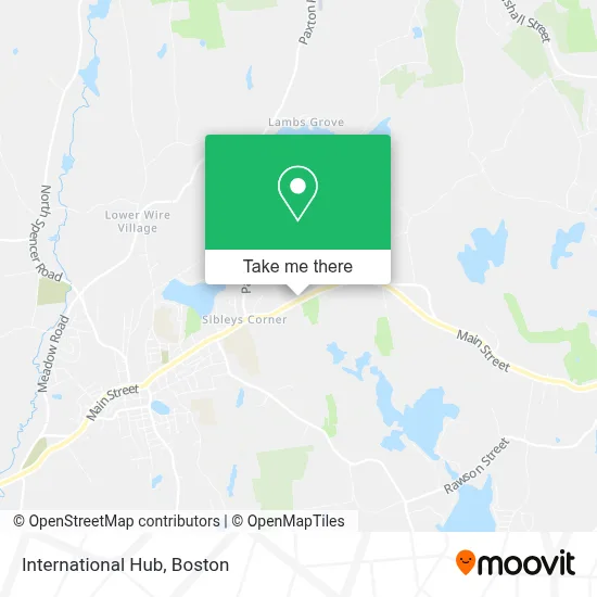 Hub International map