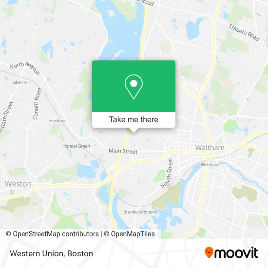 Western Union map
