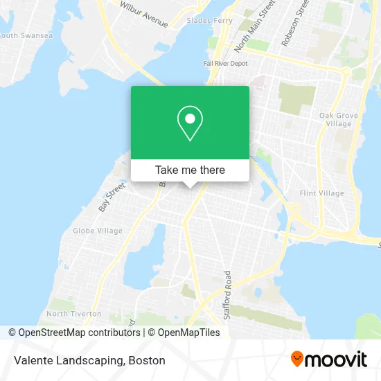 Valente Landscaping map